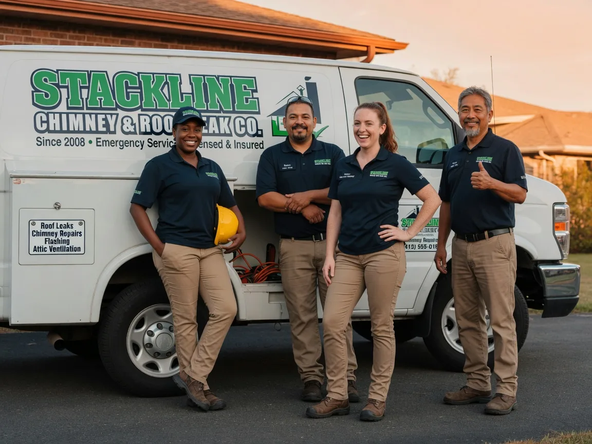 Chimney flashing repair company in Lesage, WV